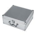 thumbnail image 4 of Estuche de Aluminio para Micrófono Almacenamiento de Carcasa Dura Estuche de Almacenamiento de Instrumentos Duradero Caja de Herramientas Forro de Esp Yuyangstore Estuche de transporte para micrófono, 4 of 8