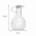 thumbnail image 1 of Botella Vidrio Aceite Oliva Vinagre Corcho 500ml Cocina, 1 of 2