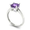 thumbnail image 2 of Clara Pucci 14K White Gold 1.5ct Alexandrite Solitaire Ring for Women, 2 of 8