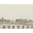 thumbnail image 2 of Abraham-Louis-Rodolphe Ducros 14x11 Black Ornate Wood Framed Double Matted Museum Art Print Titled: Old Palace of Queen Jeanne when Leaving Naples Via the Porta Capuana (1778), 2 of 5