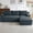 Dark Grey, variant on Vanress 96 Inch Modular Sectional Couches for Living Room, Modern Boneless Sofa, Upholstered Deep Seat Cloud Couch, Corduroy Comfy L-Shape Sofas Couches, No Assembly, Black (Left Facing Chaise)
