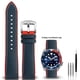 thumbnail image 3 of Correa de reloj de silicona y nailon para la serie Seiko PROSPEX, correa de lona de caucho resistente al agua para deportes al aire libre, 20 mm, 21 mm y 22 mm, 3 of 5