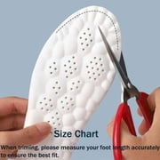 2 PCS Clouds Insoles for Men/Women,Massage Support Insoles, 6d Soft Memory Foam Cushioning Sports Cloud Insoles for Men/Women