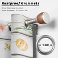 thumbnail image 2 of Outdoor Curtains for Patio Waterproof, Easter Outdoor Privacy Panels Grommet, Spring Bunny Feet Eggs Floral Herb Wooden Plank Blackout Outside Curtains for Porch/Cabana 54"x108", 2 Panels, 2 of 8