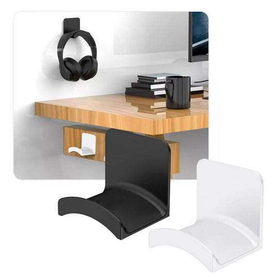 FurNest 1x Headphone Hanger Under Desk Hook Headset Display Stand Holder Wall New