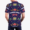thumbnail image 4 of Daiia Happy Mardi Gras Pattern Men’s Polo Shirts,Solid Deck Shirt,Classic Fit, Breathable Cotton Polo for Casual and Sport Wear-XX-Large, 4 of 9