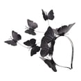 thumbnail image 2 of FELTECHELECTR Diadema de mariposas para el pelo, diadema de mariposas, tocado para niña, 2 of 6