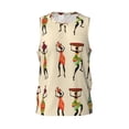 thumbnail image 2 of Easygdp African Women Men's Mesh Basketball Jersey Quick Drying Sleeveless Shirts Fitted Muscle Tank Tops Sport Round Neck T-Shirt - 4X-Large, 2 of 9
