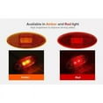 thumbnail image 6 of Dream Lighting LED Side Marker Lights,12Volts,Fits Truck Lorry Car Trailer,Oval Clearance Light,Amber & Red,12-Pack, 6 of 9