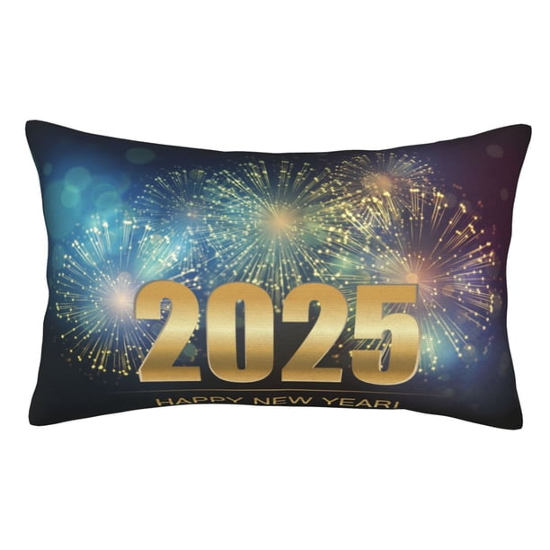 Balery 2025 New Year 5 Funda de Cojín Estampada, Regalos para Mujeres, Regalos de Amor para Ella, Regalos para Novia o Esposa, Funda de Almohada-20"x30"