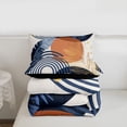 thumbnail image 5 of meiyoeat Bohemian Exotic Style King Size Comforter Sets For Girls,Tropical Abstract Art Comforters King Size,Black Reversible,3pcs, 5 of 7
