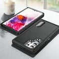thumbnail image 3 of Jiahe Cover Case for Samsung Galaxy S22 Ultra,Shockproof Armor 3-Layer Protection Case Rugged Kickstand Cover for Galaxy S22 Ultra 5G 6.8-inch,Black, 3 of 8