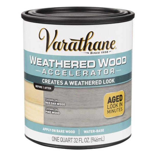 Varathane 1694686 1 qt. Weathered Wood Accelerator WaterBased Wood
