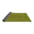 thumbnail image 2 of Ahgly Company Indoor Square Oriental Green Industrial Area Rugs, 4' Square, 2 of 4