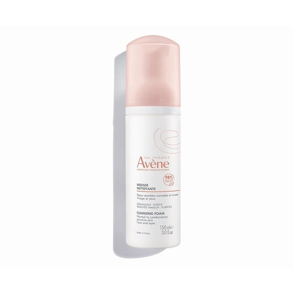 Avene Cleansing Foam - Facial Cleansing Foam to Remove Make-Up and Oil, 5.0 fl oz