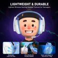 thumbnail image 2 of Auriculares inalámbricos para juegos UHURU para PC PS4 PS5 con micrófono, 2 of 8