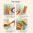 thumbnail image 2 of 10-Piece Carrot-Shaped Food Bag Sealing Clips Set with Magnetic Storage Box – Kitchen Fresh-Keeping Clamp Sealers TIKA, 2 of 7