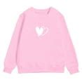 thumbnail image 4 of Ketyyh-chn99 Toddler Sweatshirt Crop Sweatshirt for Little & Big Girls Cool Top Clothes Girls 2025 Long Sleeve Sweatshirt Tween Fall Patchwork Shirts Tops Size for 2Y,Pink, 4 of 4