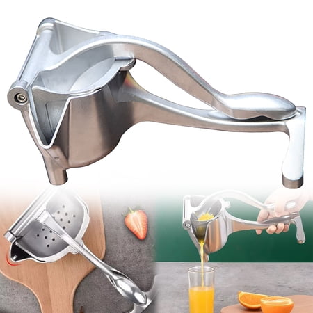 Manual Juicer Hand Press with Ergonomic, 550g Heavy Duty Handle - Pour Spout for Mess-Free Pouring, Aluminum Alloy Hand Juicer Squeezer, Juice Press for Lemon, Orange, Lime, & Grapefruit