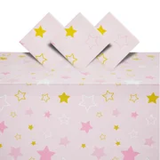 3x Disposable Tablecloth Twinkle Twinkle Little Star Baby Shower Decor 54x108"