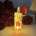 thumbnail image 4 of Steadline Valentine's Day LED Electronic Candle - Romantic Flameless Wax Light - Battery Operated Table Decor - Safe Home Decoration Gift, 4 of 6