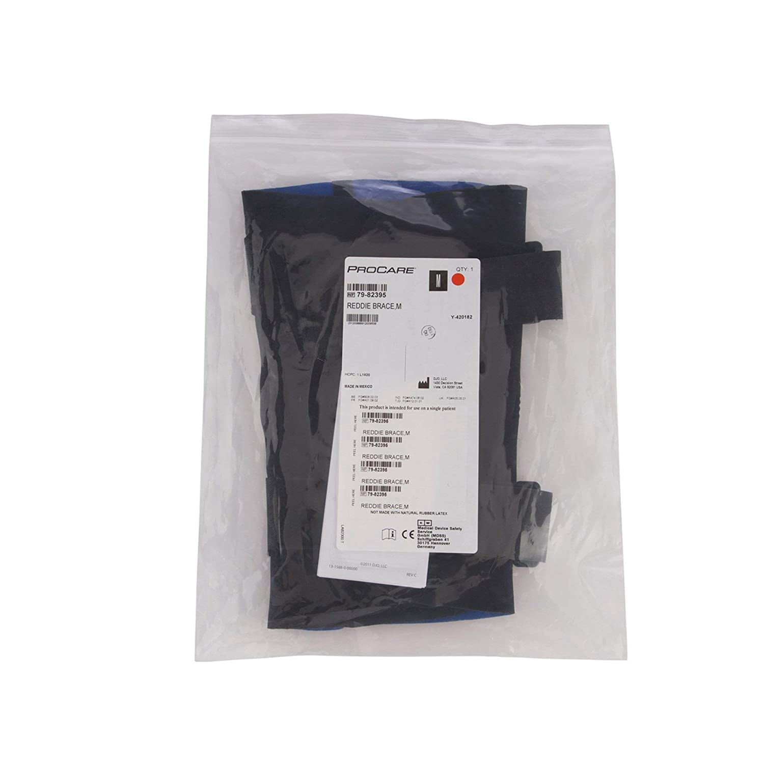 Reddie Brace Knee Brace Medium Wraparound / Hook and Loop Straps 18 to 20-1/2 Inch Circumference Left or Right Knee, 79-82395 - EACH
