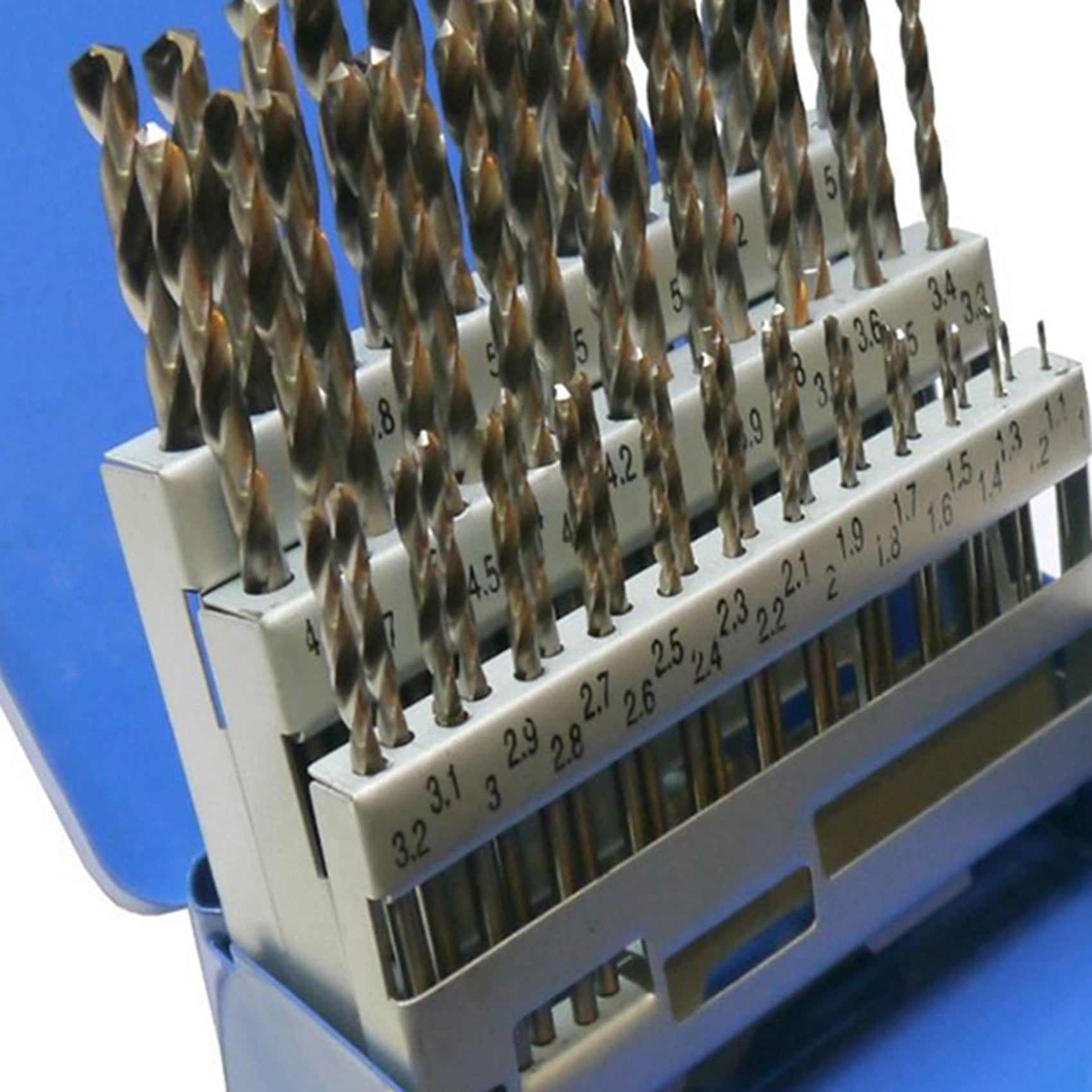 102Pc Engineering Drill Bit Set Hss 1 - 6mm in 0.1mm Increments
