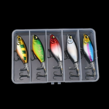 Fishing Lures Rotating Tail Fishing Lure 9cm - Hard Bait Pencil for Topwater Bass Freshwater and Saltwater
