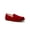 Rich Red Suede, variant on Women's Fuzzy Lined Suede Moccasin Slippers