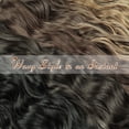 thumbnail image 5 of Phocas Clip in Hair Extensions 4PCS Thick Hairpieces Golden Brown Long Wavy Curly Synthetic Hair Extensions for Women 23in, 5 of 7