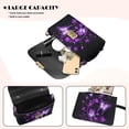 thumbnail image 4 of Pzuqiu Purple Butterfly Leather Crossbody Bag with Chain Strap Practical Lightness Exquisite Quilted Leather Crossbody Bags for Women Trendy Fashion Gifts for Women, 4 of 7