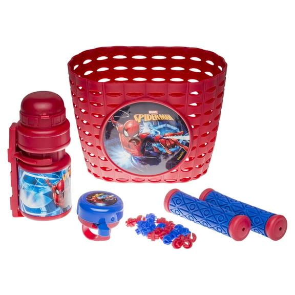 Spider-Man Bike Accessories Value Pack Set, 3 