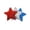 B, variant on Independence Day Sequin Star Barrettes Hair Clips for Women Festive Patriotic Hair Accessories Sparkling Celebrations