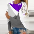 thumbnail image 2 of Fall Tops for Women 2024 Womens Business Casual Tops Summer Casual Long Sleeve Blouse Round Neck Lace Sweatshirt, 2 of 5