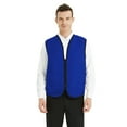 thumbnail image 4 of Toptie Supermarket Uniform Vest Zipper Volunteers Event Vest Unisex Waistcoat-Navy-3XL, 4 of 9