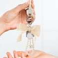 thumbnail image 4 of NUOLUX Llavero Para Mujer Con Y Perla Beige Vintage Para Adornar Llaves De O, 4 of 7