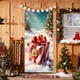 thumbnail image 5 of Decoraciones de Navidad Cubierta de Puerta de Navidad de 35 X 72 Pulgadas Cortina de Puerta de Navidad Decoración de Puerta Y Pared Del Día de Navidad Decoración de Fiesta de Vacaciones Decoraciones D, 5 of 6