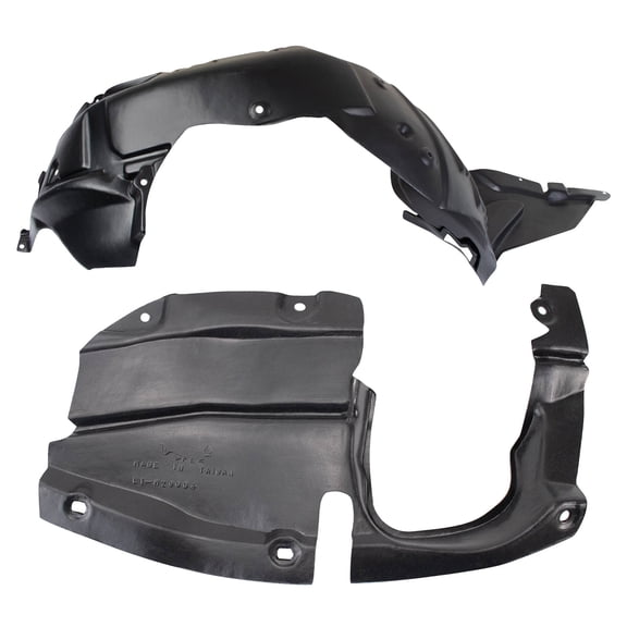 TRQ Inner Fender Liner Set Fits 2009-2013 Mazda 6 BDA14609