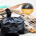 thumbnail image 4 of PAMI Contractor Garbage Bags Large Heavy Duty Trash Bags, 42 gal Black 20-Pack, 4 of 5