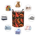 thumbnail image 6 of Kll Red Hot Chili Waterproof Foldable Laundry Hamper Bucket With Handles For Storage Bin,Kids Room,Home Organizer (Medium), 6 of 8