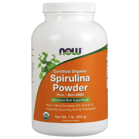 NOW Spirulina Powder, 1.0 Lb, 138 Servings