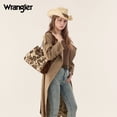 thumbnail image 4 of Wrangler Tote bag for Women 3-Compartment Meduim Shoulder Handbag, Cow-Coffee, 4 of 8