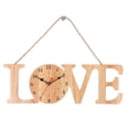 thumbnail image 1 of Reloj de pared de cáñamo retro para el hogar, reloj con letras únicas, decoración de bricolaje, sala de estar, oficina, escuela Jumpingount JJ23611-04B, 1 of 6