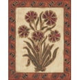 thumbnail image 2 of Elizabeth David 26x32 White Modern Wood Framed Wall Art Titled - Global Flowers I, 2 of 5