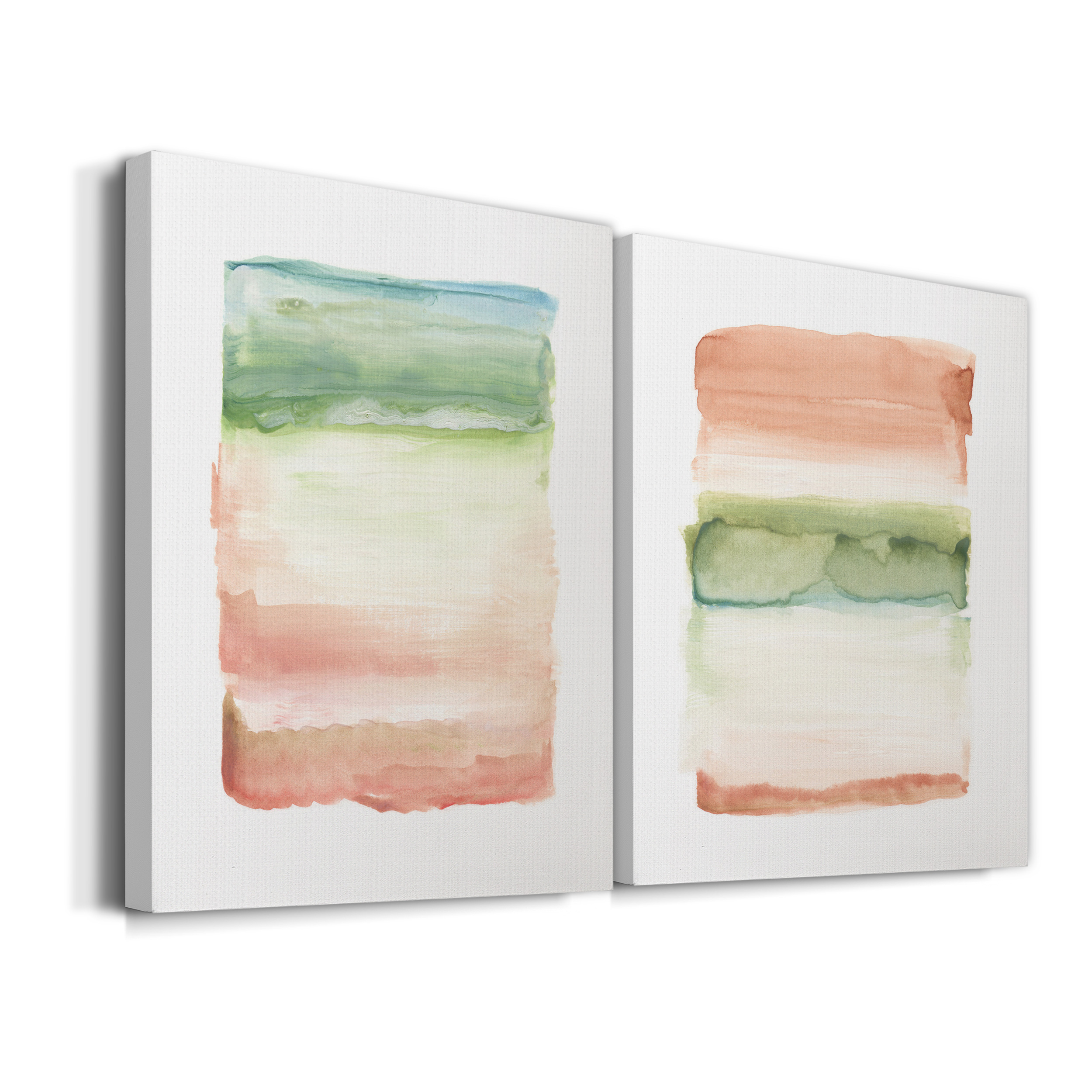 Skye I Premium Gallery Wrapped Canvas - Ready to Hang - Set of 2 - 24 x 36 Each