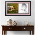 thumbnail image 2 of ArtToFrames Collage Photo Picture Frame with 2 - 13x13 Openings, Framed in Black with Seashell and Black Mats (CDM-3926-40), 2 of 8