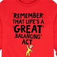 thumbnail image 3 of Dr. Seuss - Life Great Balancing Act - Toddler And Youth Long Sleeve Graphic T-Shirt, 3 of 6