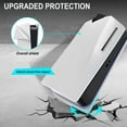thumbnail image 4 of Insten Silicone Skin Cover For PS5 Disc Edition Console, Anti-Scratch Anti-Dust Protective Case, White, 4 of 10
