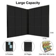 thumbnail image 6 of TSV Trading Card Binder with 360 Side Loading Pockets, 9 Pockets Trading Card Holder Pages, Trading Card Collector Album Folder Fit for Baseball, Sports, Coupon, Business, Pokemon Cards, Black, 6 of 7