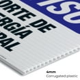 thumbnail image 5 of Main Power Cutoff Bilingual Sign, OSHA Notice Sign, 24x36 Corrugated Plastic, 5 of 7